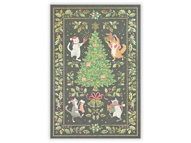 NB Co. Postcard - Cats And Christmas