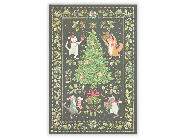 NB Co. Postcard - Cats And Christmas
