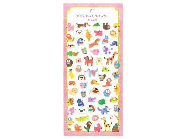 Mindwave Washi Stickers Vivid Color - Animals