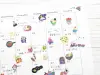Mindwave Washi Stickers Vivid Color - Late Night