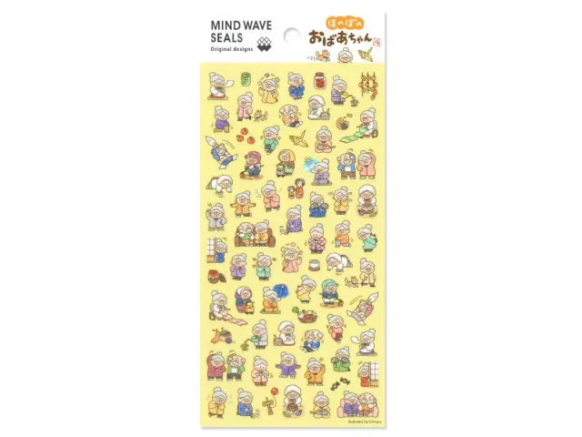Mindwave Clear Stickers - Heartwarming Grandma