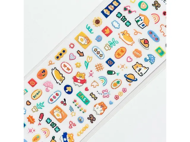 Mindwave Raised Resin Stickers Hapi Hapi - Hamster
