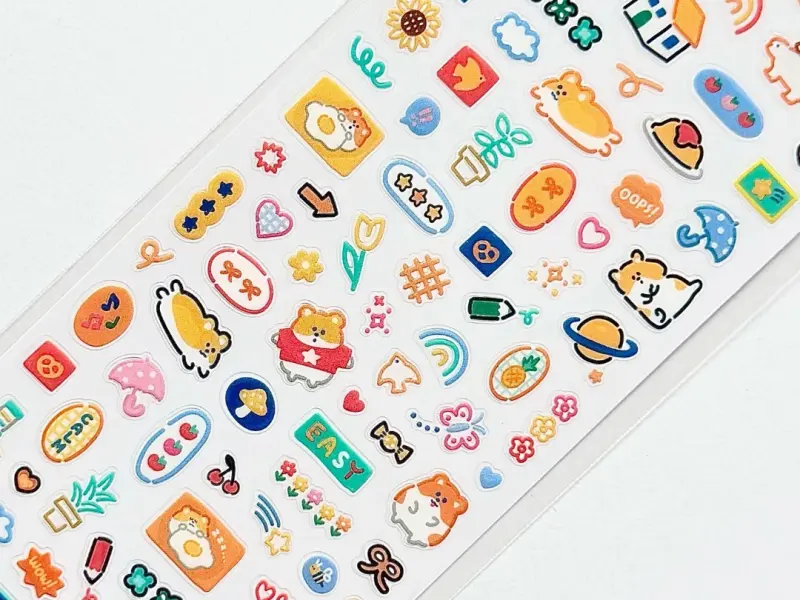Mindwave Raised Resin Stickers Hapi Hapi - Hamster