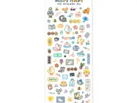 Mindwave Raised Resin Stickers Hapi Hapi - Duck