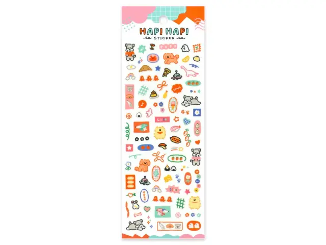Mindwave Raised Resin Stickers Hapi Hapi - Dog