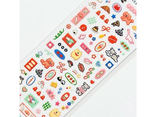 Mindwave Raised Resin Stickers Hapi Hapi - Dog
