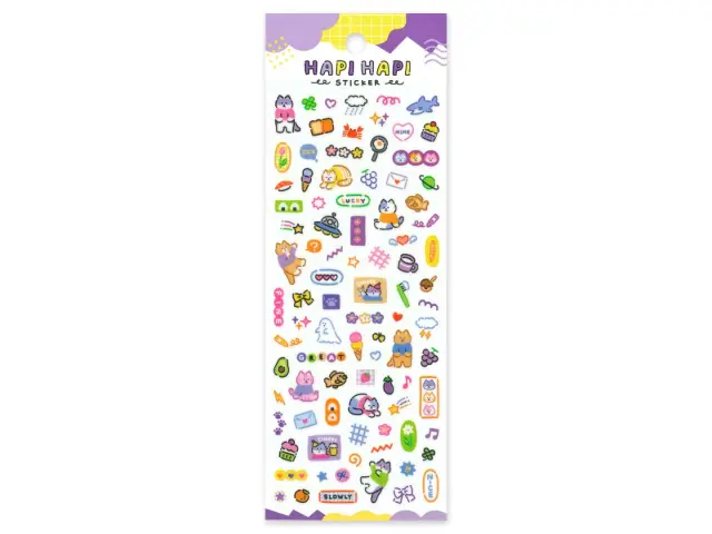 Mindwave Raised Resin Stickers Hapi Hapi - Cat