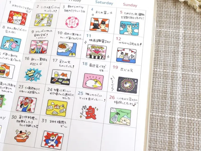 Mindwave Clear Stickers Daily Memory - Fun Days