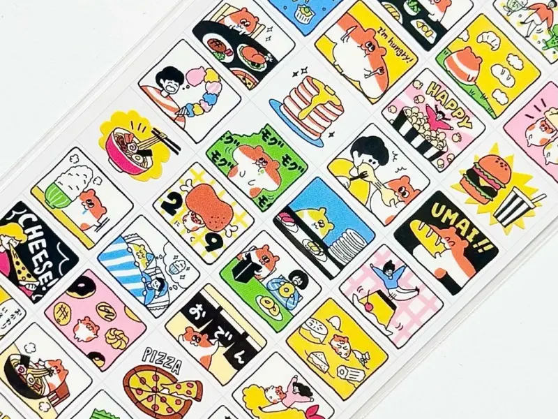 Mindwave Clear Stickers Daily Memory - Days I Ate a Lot