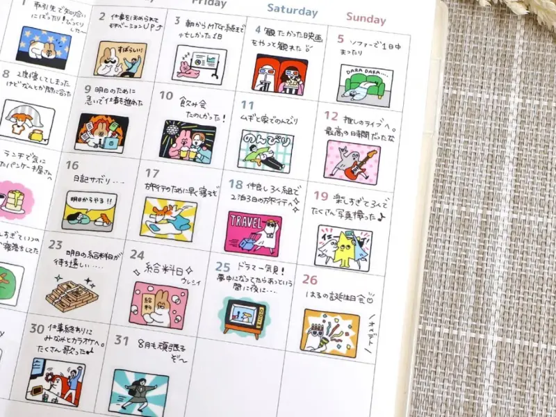 Mindwave Clear Stickers Daily Memory - Fun Days