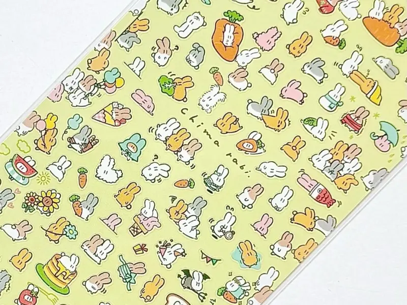 Mindwave Clear Stickers Chimarabi - Tiny Rabbits