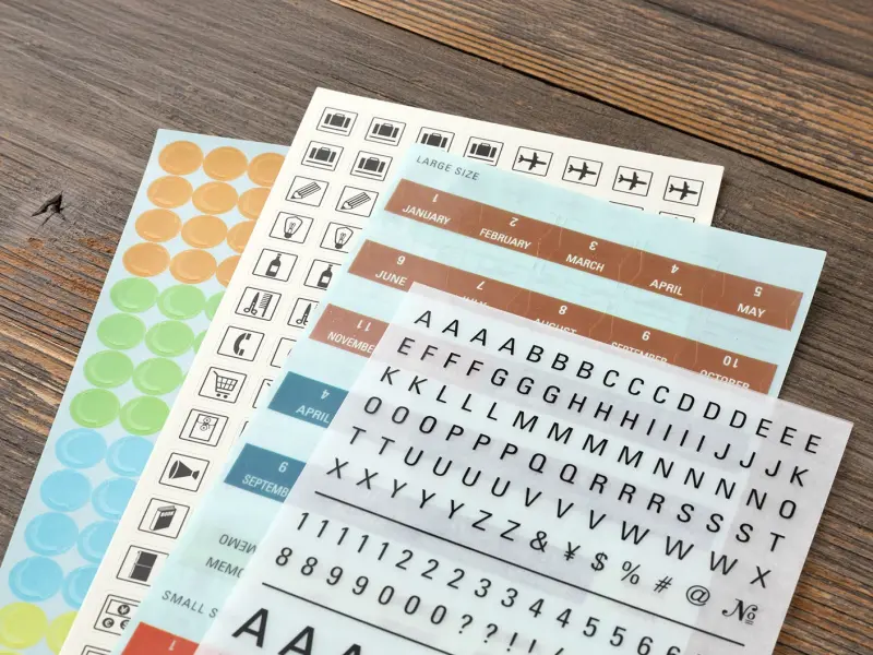Pre-Order 2027 Traveler's Company Customized Sticker Set