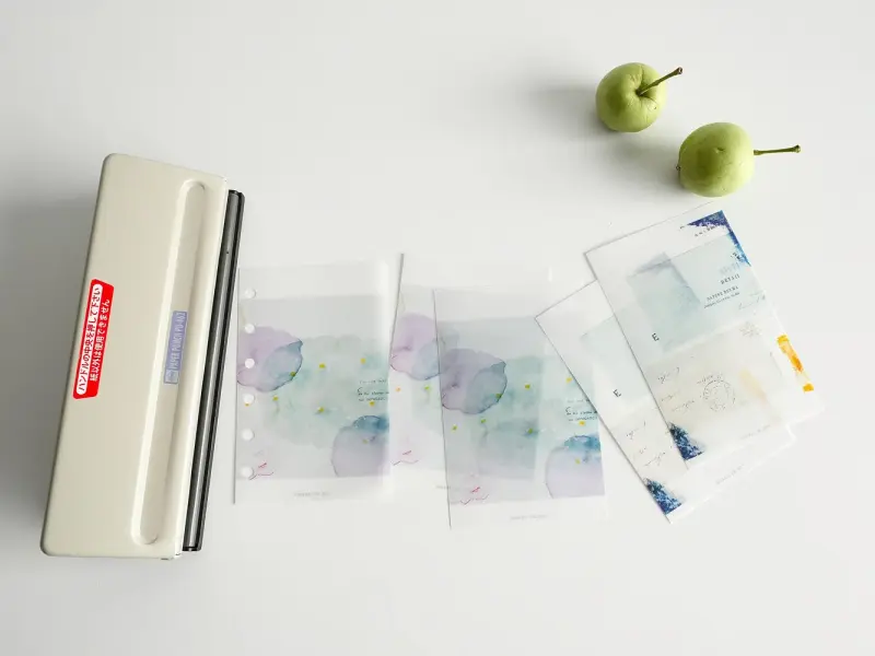 Yohaku Tracing Paper Divider - Moon And Stars