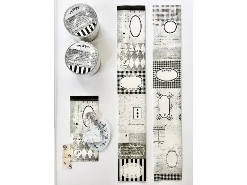 Pre-Order Pion Washi Tape - Black Pages