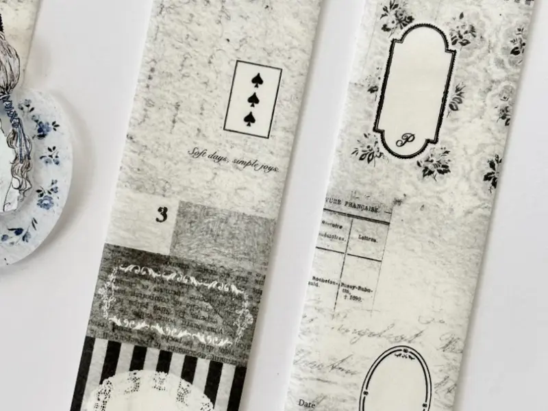 Pre-Order Pion Washi Tape - Black Pages