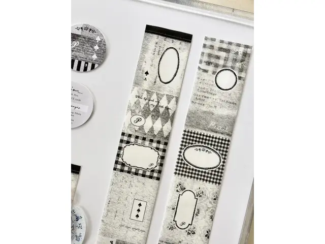 Pre-Order Pion Washi Tape - Black Pages