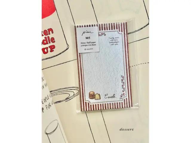 Pion Memo Paper Set M5 - Dessert