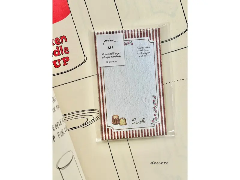 Pion Memo Paper Set M5 - Dessert