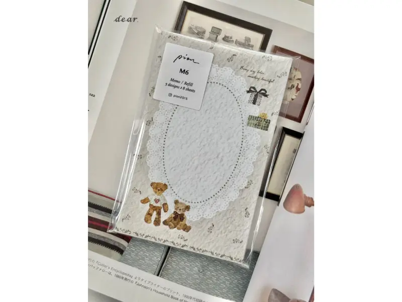 Pion Memo Paper Set M6 - Dear