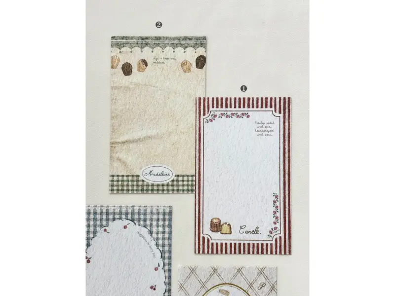 Pion Memo Paper Set M5 - Dessert