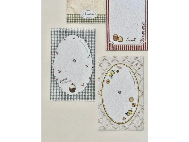 Pion Memo Paper Set M5 - Dessert