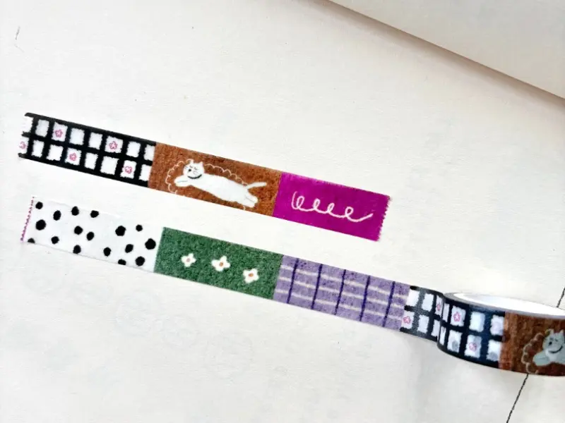 Pion Washi Tape - Cat On The Rug A
