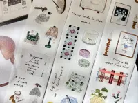 Pion Kiss-Cut Washi Tape - Cozy Mood