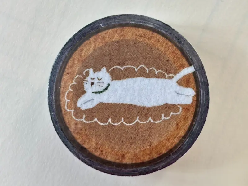 Pion Washi Tape - Cat On The Rug A