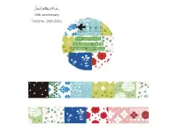 Seitousha 15th Anniversary Masking Tape - Archive 2009-2010