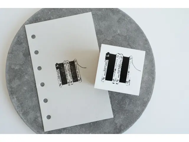 Yohaku Rubber Stamp S-143 - Thread Spool