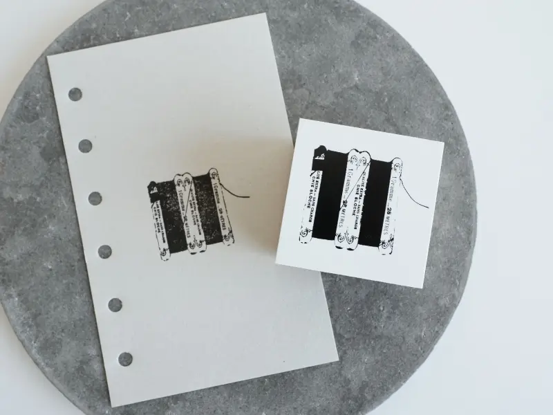 Yohaku Rubber Stamp S-143 - Thread Spool