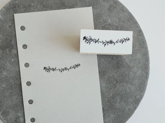 Yohaku Rubber Stamp S-144 - Ornament