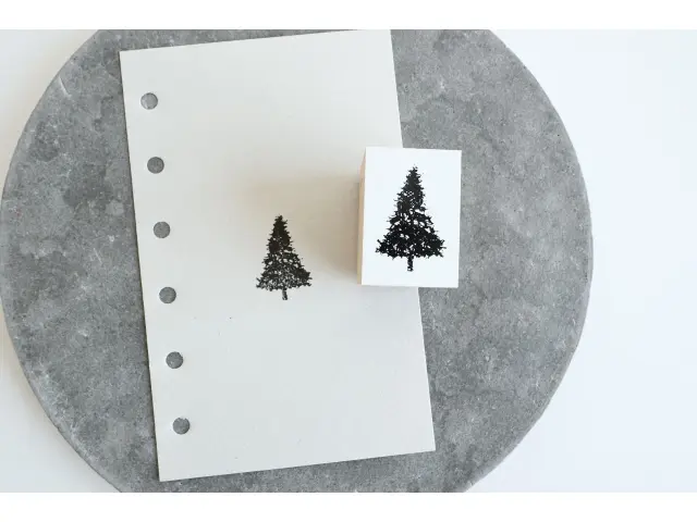 Yohaku Rubber Stamp S-146 - Fir Tree