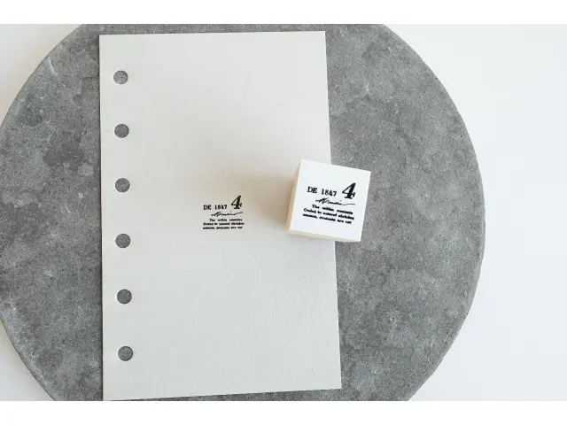 Yohaku Rubber Stamp S-147 - Flat