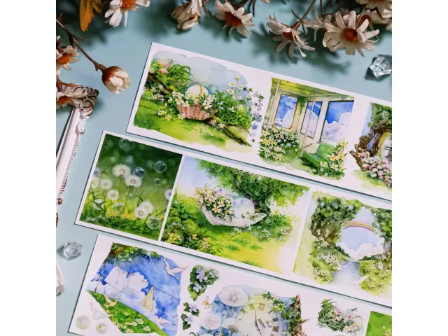 Shine Studio Washi Tape Sample - Spring Picking Notes