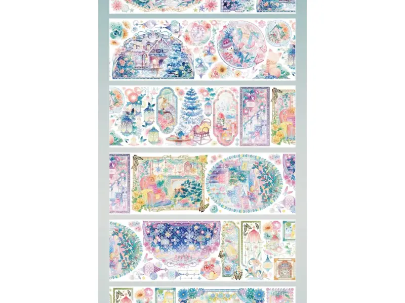 Shine Studio Washi Tape Sample - Color Spectrum In The Picture Frame