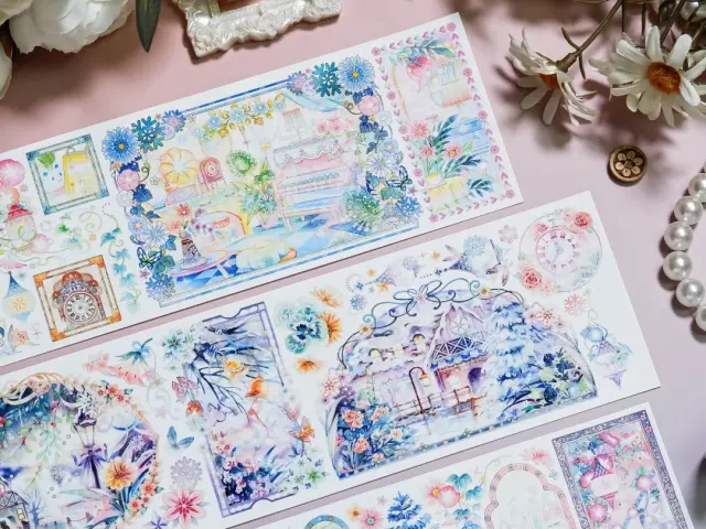 Shine Studio Washi Tape Sample - Color Spectrum In The Picture Frame