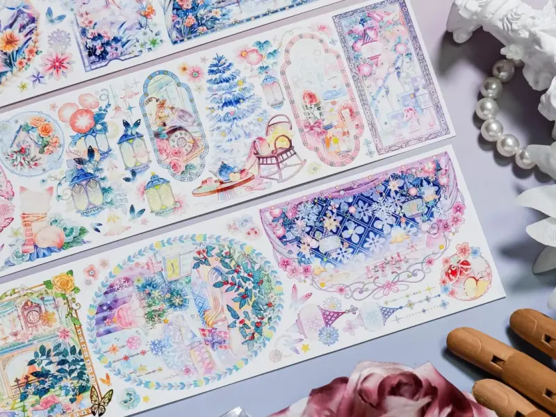 Shine Studio Washi Tape Sample - Color Spectrum In The Picture Frame