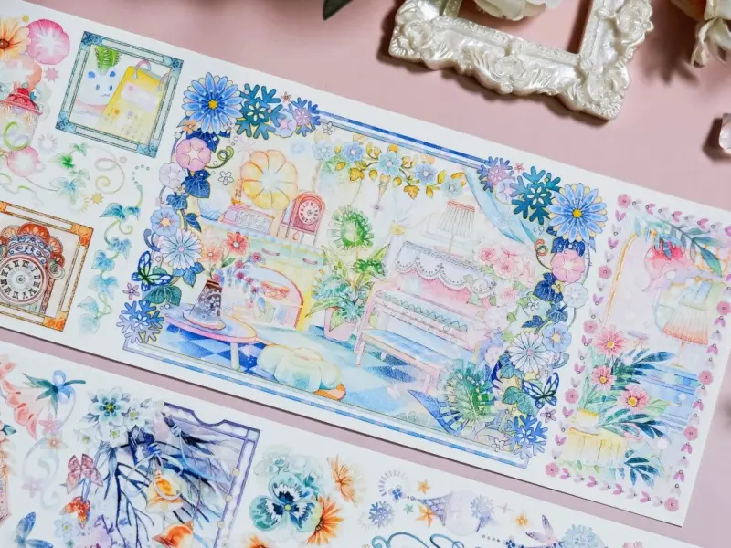 Shine Studio Washi Tape Sample - Color Spectrum In The Picture Frame