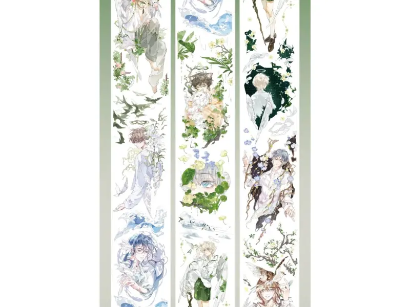 Shine Studio Washi Tape Sample - Listening to the Whispers of Leaves