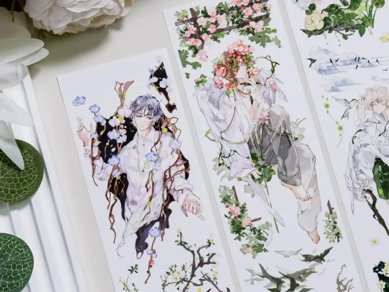 Shine Studio Washi Tape Sample - Listening to the Whispers of Leaves