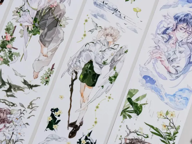 Shine Studio Washi Tape Sample - Listening to the Whispers of Leaves