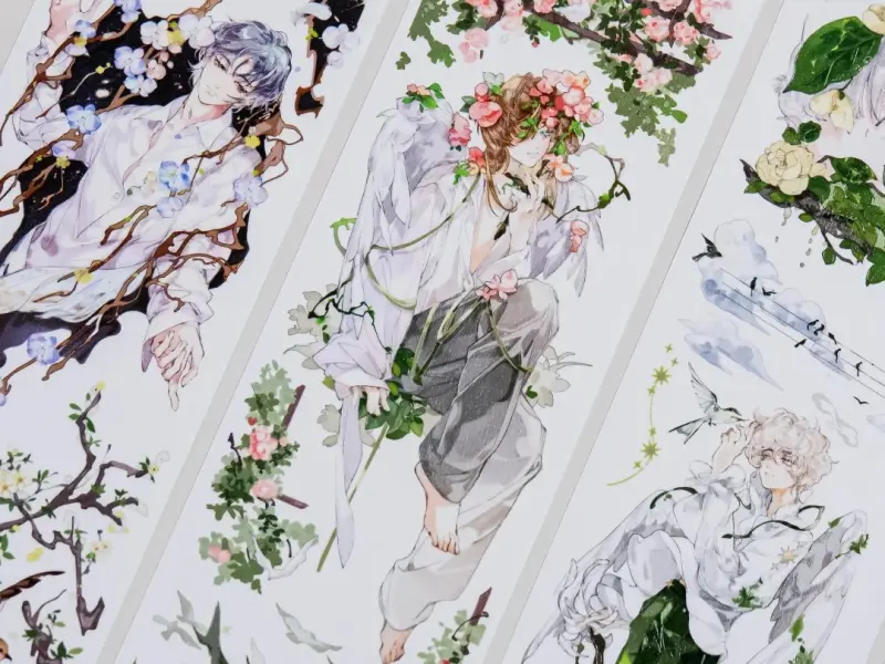 Shine Studio Washi Tape Sample - Listening to the Whispers of Leaves