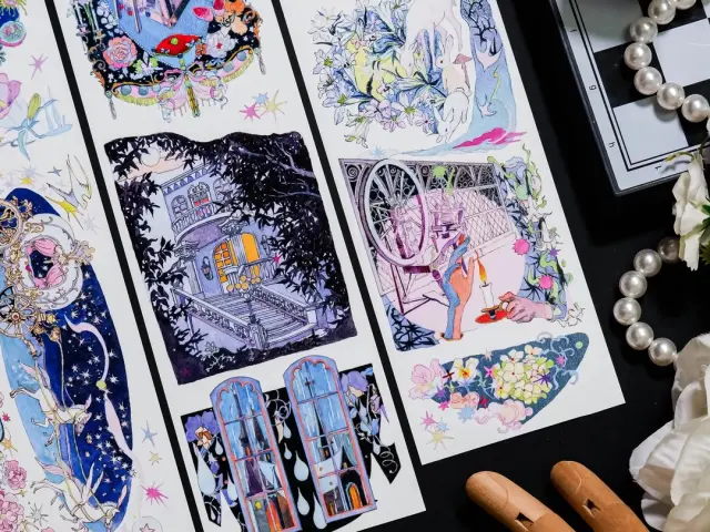 Shine Studio Washi Tape Sample - Starry Dreamland