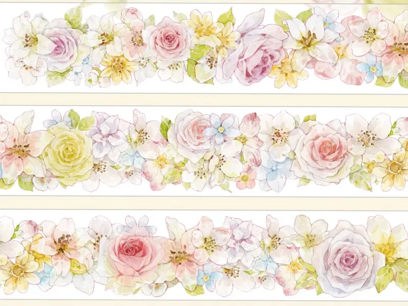 Baicangjia Studio Floral Tape - Flower Vine