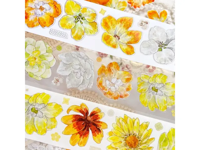 Baicangjia Studio Die-Cut Tape - Honey Orange