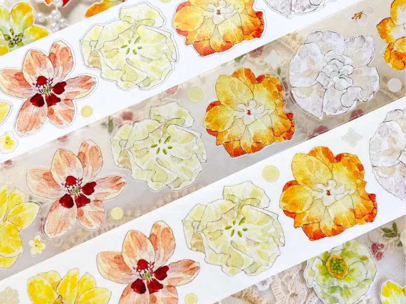 Baicangjia Studio Die-Cut Tape - Honey Orange