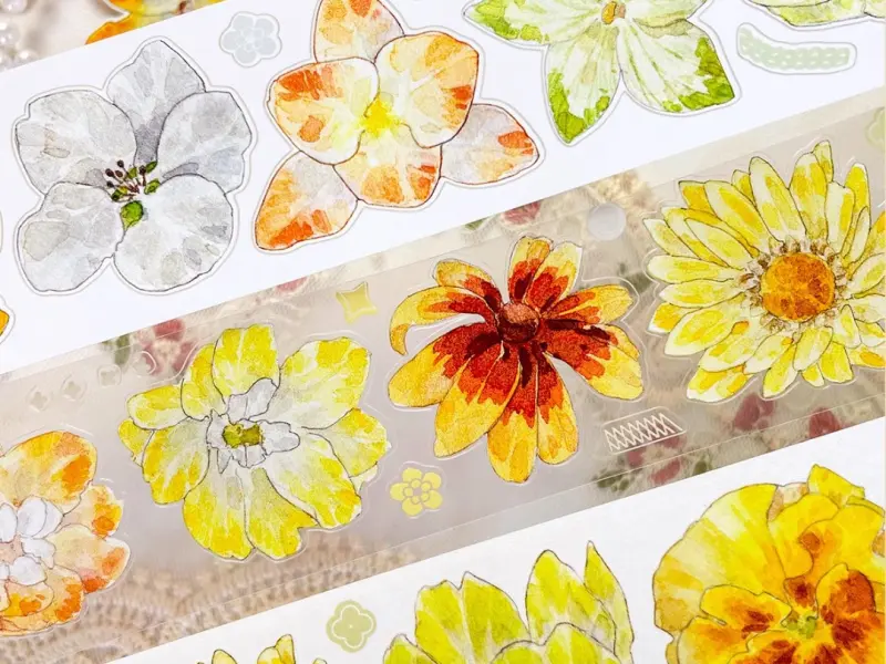 Baicangjia Studio Die-Cut Tape - Honey Orange