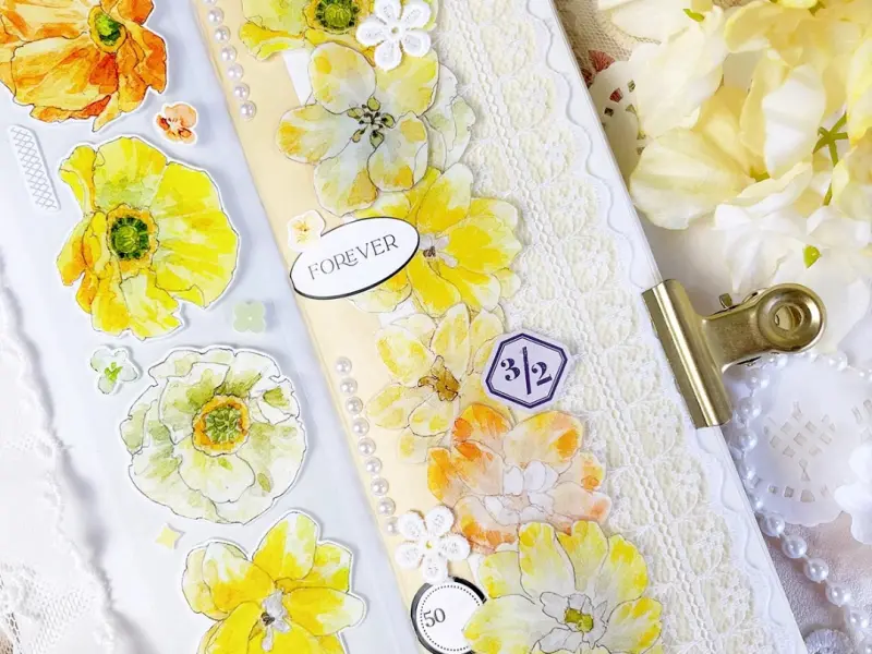 Baicangjia Studio Die-Cut Tape - Honey Orange