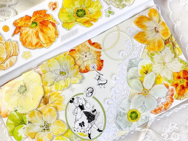 Baicangjia Studio Die-Cut Tape - Honey Orange
